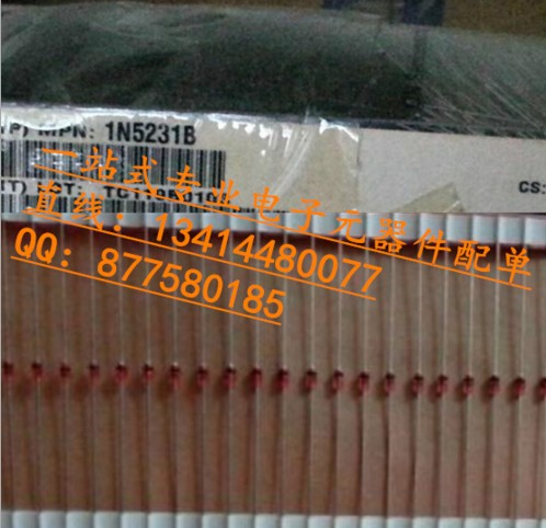 穩壓二極管1N5231BTR 1N5231B DO-35 5V1 0.5W 原廠原包進口仙童-1N5231BTR盡在買賣IC網